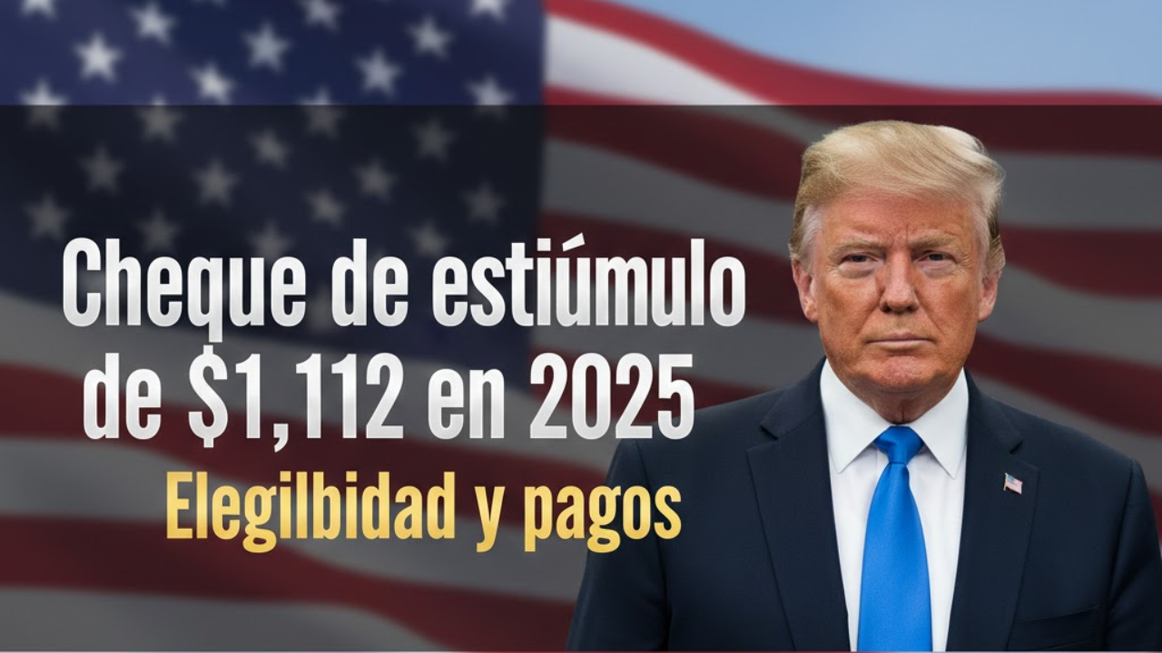 Cheque de estímulo de $1,112 en 2025