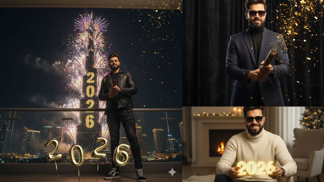 Happy New Year 2026 Gemini AI Photo Editing Prompts