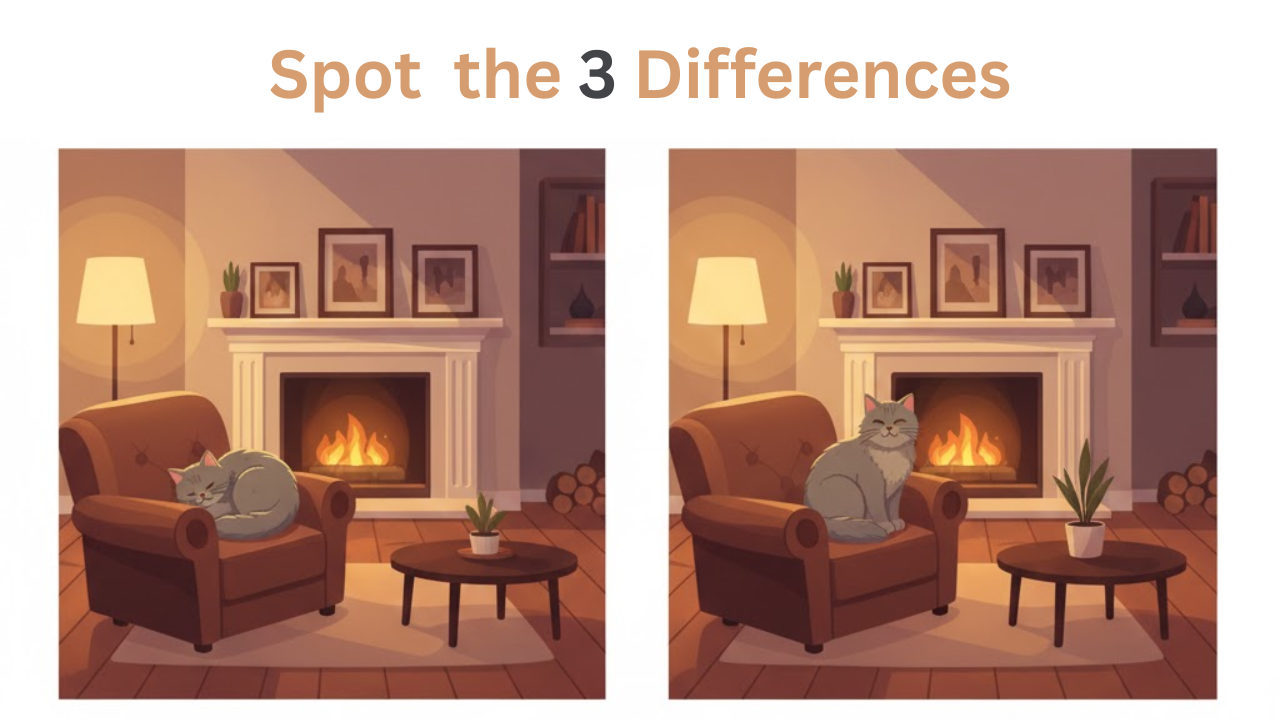 spot the 3 differences